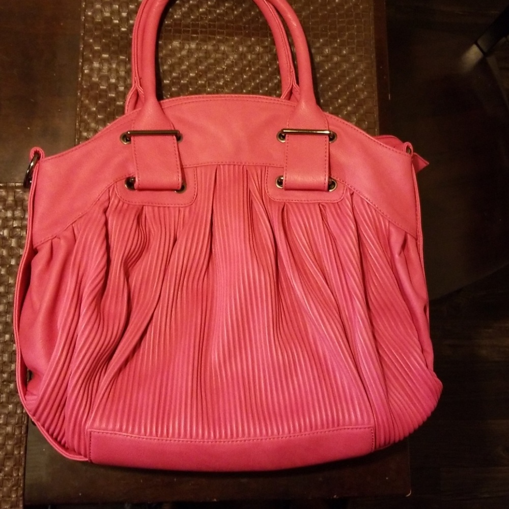 Pink shoulder bag